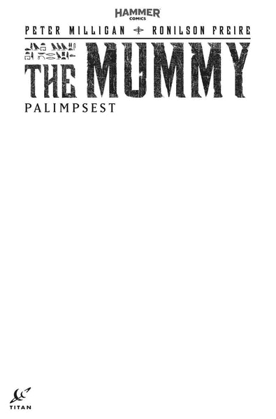 MUMMY #1 OF 5 COVER F BLANK FOR SKETCH VARIANT