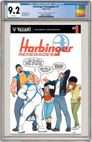 HARBINGER RENEGADES #1 CVR E CGC REPLICA PEREZ VARIANT