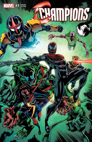 CHAMPIONS VOL 2 #1 UNKNOWN VENOM MIKE PERKINS COLOR VARIANT