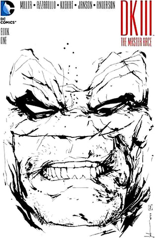 DARK KNIGHT III MASTER RACE #1 JOCK B&W SKETCH VARIANT