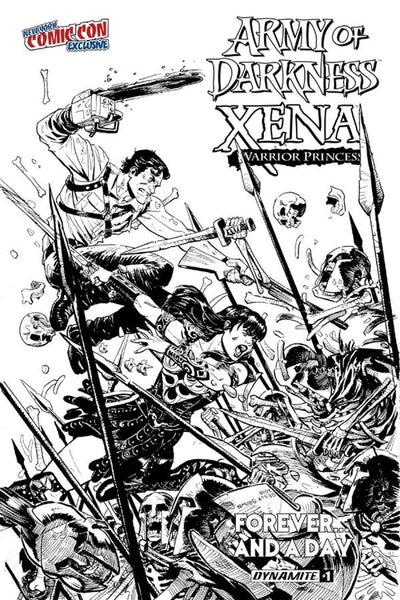 ARMY OF DARKNESS XENA FOREVER & A DAY #1 NYCC SKETCH VARIANT