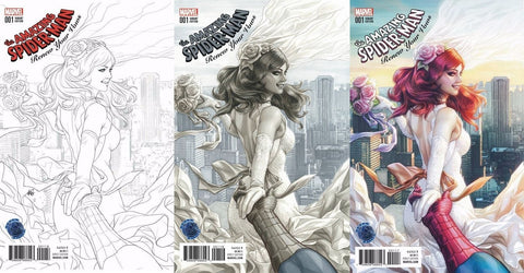 AMAZING SPIDERMAN RENEW YOUR VOWS VOL 2 #1 LEGACY 3 PACK VARIANT