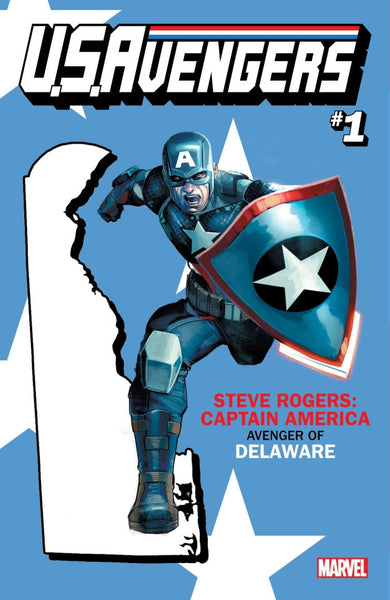 US AVENGERS #1 COVER O DELAWARE STATE VARIANT