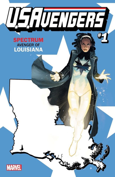 US AVENGERS #1 COVER Y LOUISIANA STATE VARIANT
