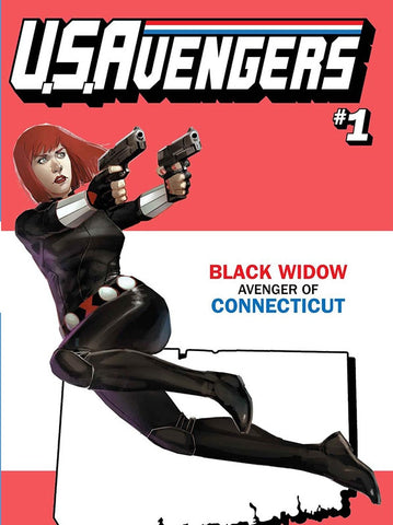 US AVENGERS #1 COVER N CONNECTICUIT STATE VARIANT