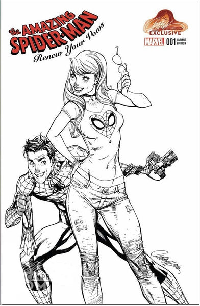 AMAZING SPIDERMAN RENEW YOUR VOWS VOL 2 #1 CAMPBELL B SKETCH VAR