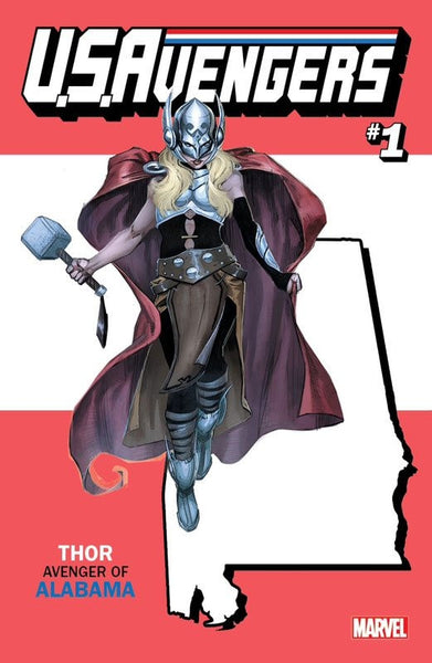 US AVENGERS #1 COVER G ALABAMA STATE VARIANT