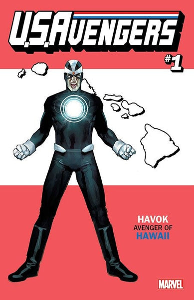 US AVENGERS #1 COVER R HAWAII STATE VARIANT