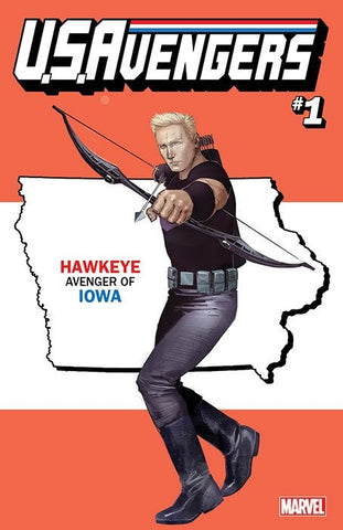 US AVENGERS #1 COVER V IOWA STATE VARIANT