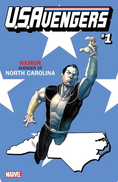 US AVENGERS #1 COVER Z-N NORTH CAROLINA STATE VARIANT