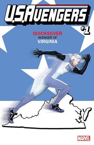 US AVENGERS #1 COVER Z-Z-B VIRGINIA STATE VARIANT