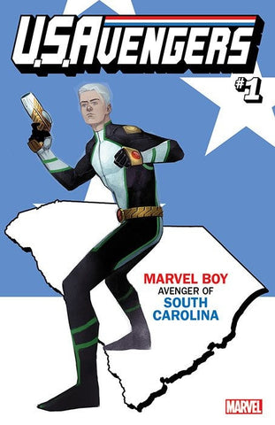 US AVENGERS #1 COVER Z-V SOUTH CAROLINA STATE VARIANT