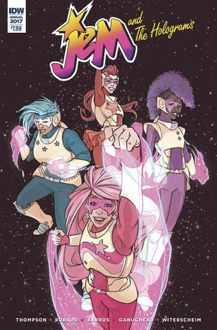 JEM & THE HOLOGRAMS ANNUAL 2017 MAIN CVR