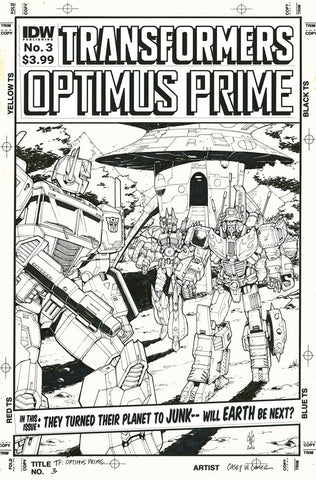 OPTIMUS PRIME #3 ARTIST EDITION VARIANT