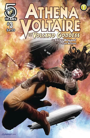 ATHENA VOLTAIRE & THE VOLCANO GODDESS #3 COVER B VARIANT