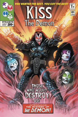 KISS THE DEMON #1 COVER B FANTASTIC FOUR HOMAGE VARIANT