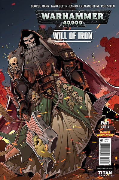 WARHAMMER 4000 WILL OF IRON #4 COVER C STOTT VARIANT