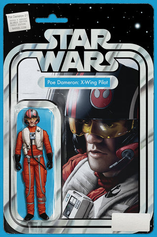 STAR WARS POE DAMERON #1 JT CHRISTOPHER ACTION FIGURE VARIANT