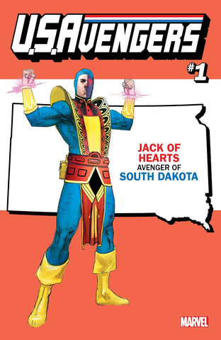 US AVENGERS #1 COVER Z-W SOUTH DAKOTA STATE VARIANT