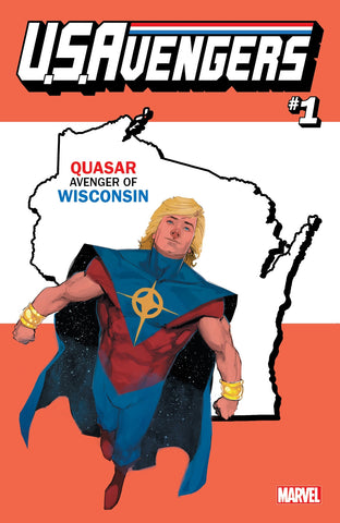 US AVENGERS #1 COVER Z-Z-F WISCONSIN STATE VARIANT