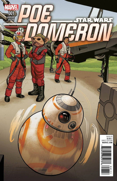 STAR WARS POE DAMERON #1 JOE QUINONES BB-9 VARIANT