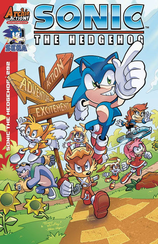 SONIC THE HEDGEHOG #292 COVER A MAIN