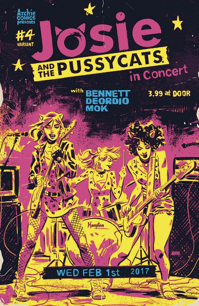 JOSIE & THE PUSSYCATS #4 COVER C MICHAEL WALSH VARIANT