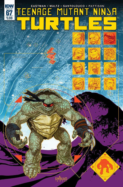 TMNT TEENAGE MUTANT NINJA TURTLES #67 MAIN COVER