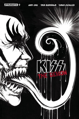 KISS THE DEMON #2 COVER F MANDRAKE B&W SKETCH VARIANT