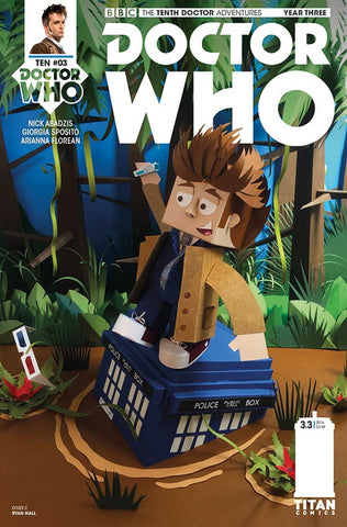 DOCTOR WHO 10TH YEAR THREE #3 CVR C PAPERCRAFT VARIANT