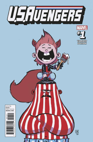 US AVENGERS #1 COVER C SKOTTIE YOUNG BABY VARIANT