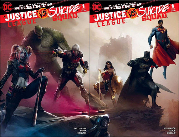 JUSTICE LEAGUE VS SUICIDE SQUAD #1 MATTINA COLOR SET VARIANT