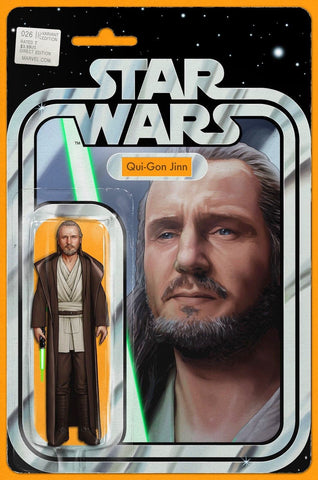 STAR WARS VOL 4 #26 QUI-GON JINN ACTION FIGURE VARIANT