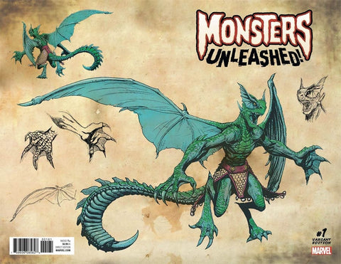 MONSTERS UNLEASHED #1 NEW MONSTER VARIANT