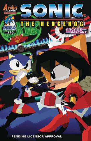 SONIC THE HEDGEHOG #293 SPAZIANTE VARIANT