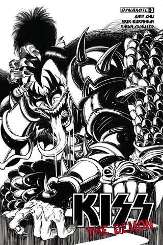 KISS THE DEMON #3 CVR F MANDRAKE B&W SKETCH VARIANT