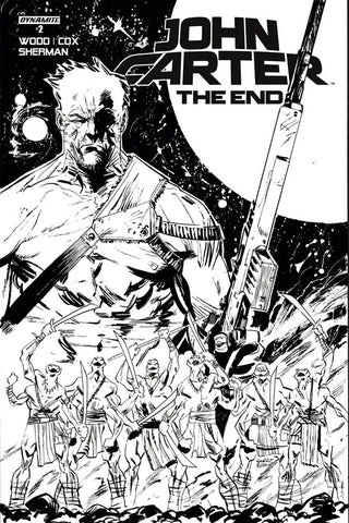 JOHN CARTER THE END #2 CVR C BROWN B&W SKETCH VARIANT