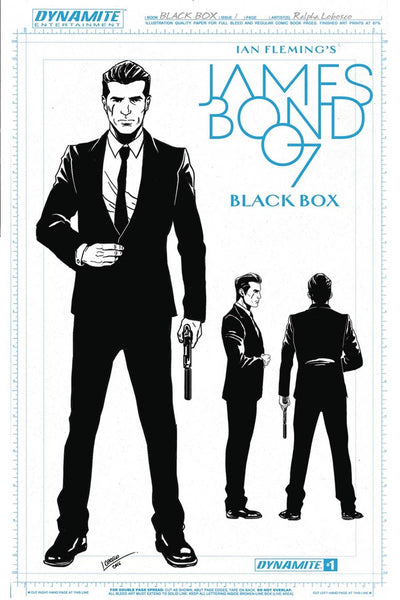 JAMES BOND VOL 2 #1 CVR F RAPHA LOBOSCO ARTBOARD VARIANT