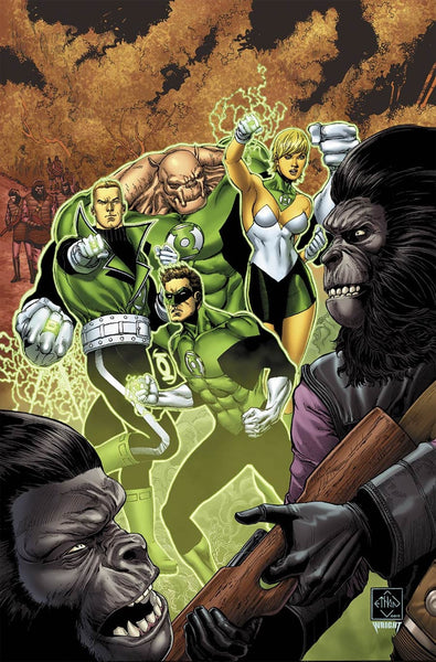 PLANET OF THE APES GREEN LANTERN #2 MAIN COVER