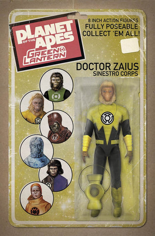 PLANET OF THE APES GREEN LANTERN #2 UNLOCK ACTION FIGURE VARIANT