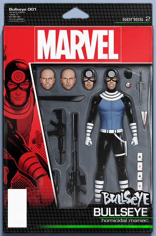 BULLSEYE #1 JOHN TYLER CHRISTOPHER ACTION FIGURE VARIANT