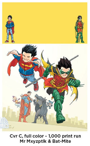 SUPER SONS #1 HALL OF COMICS FRANK QUIETLY 1000 PRINT VARIANT