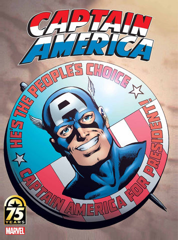 CAPTAIN AMERICA 75TH ANNIV MAGAZINE #1 JOHN BYRNE VARIANT