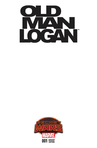 OLD MAN LOGAN #1 BLANK VARIANT