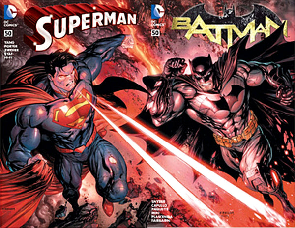 BATMAN #50 / SUPERMAN #50 HASTINGS CONNECTING VARIANT SET