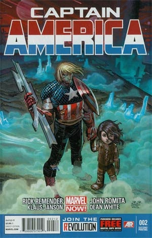 Captain America Vol 7 #2 2nd Ptg Variant