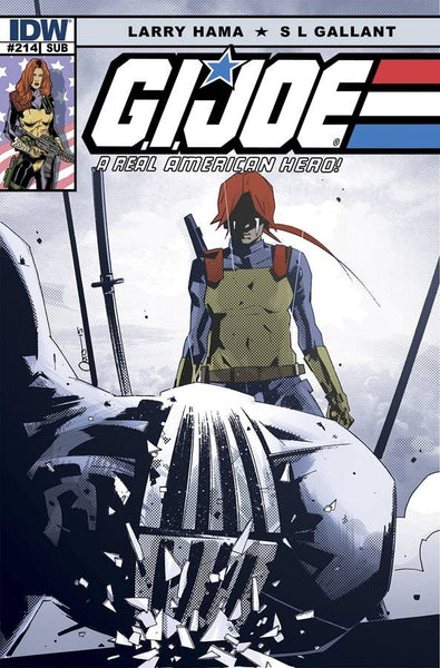 GI JOE A REAL AMERICAN HERO #214 SUBSCRIPTION VAR