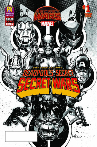 DEADPOOLS SECRET SECRET WARS #1 C2E2 PX INKED VAR