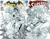 BATMAN #50 / SUPERMAN #50 COMICXPOSURE CONNECTING B&W SET