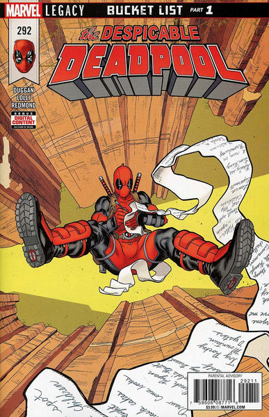 DESPICABLE DEADPOOL #292 LEG